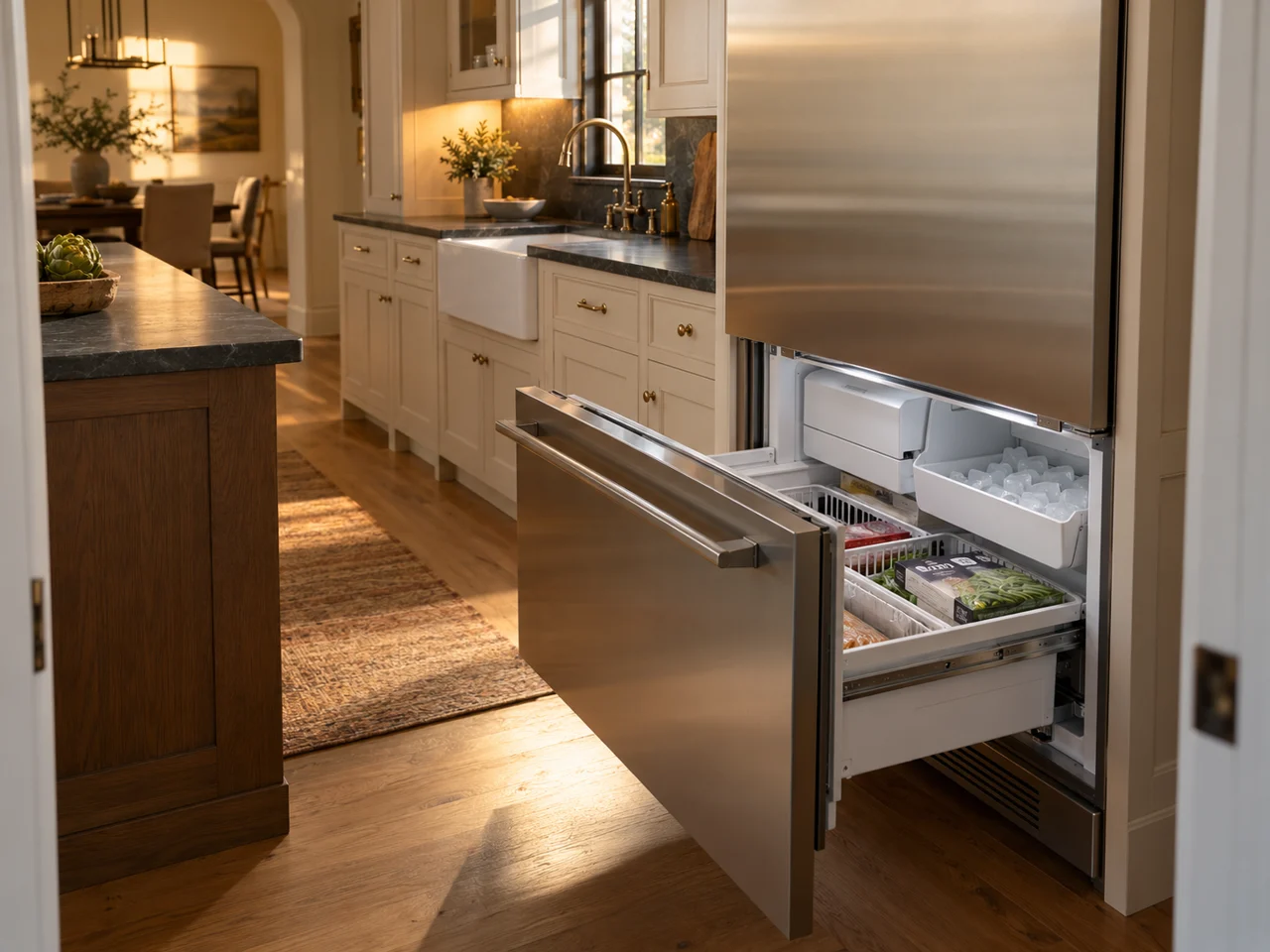 Illustration of Viking ice maker