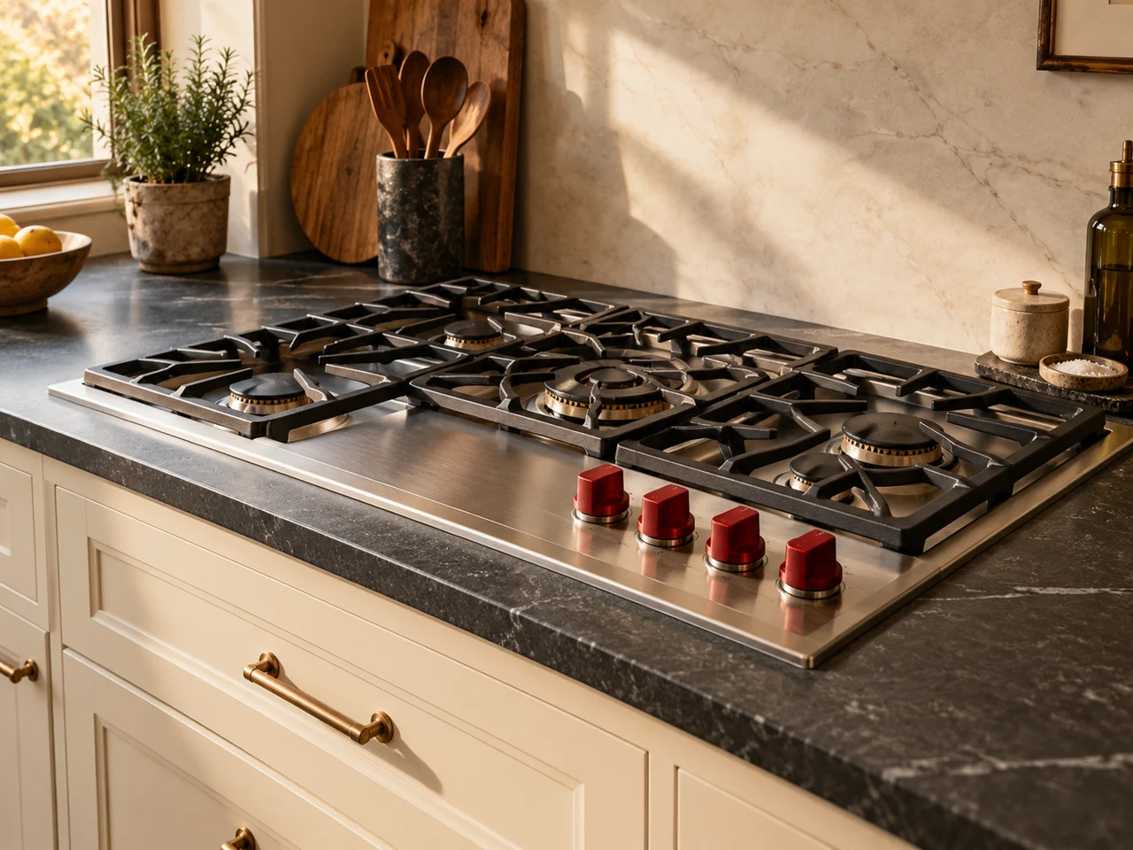 Illustration of Wolf cooktop